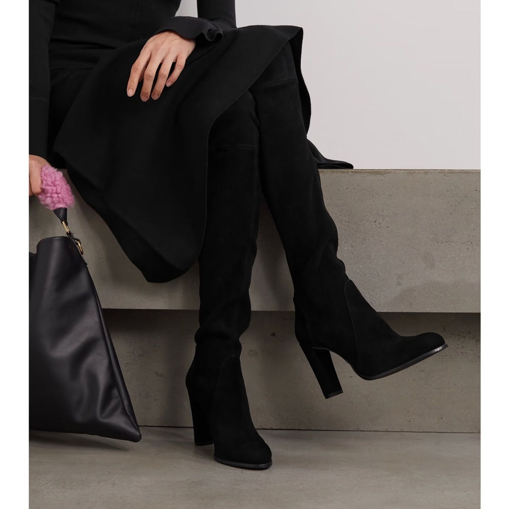 STUART WEITZMAN
Highland suede over-the-knee boots black